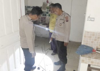 Personil Polsek Siantar Martoba Cek TKP Laporan Dugaan Pencurian di Jalan Demokrasi Ujung