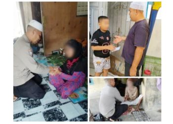 Polres Tanjungbalai Salurkan Zakat Fitrah Personel kepada Masyarakat