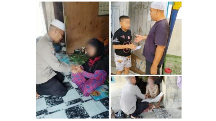 Polres Tanjungbalai Salurkan Zakat Fitrah Personel kepada Masyarakat