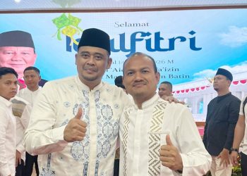 Wali Kota Tanjungbalai Mahyaruddin Salim Hadiri Halalbihalal Bersama Gubernur Sumut Bobby Nasution