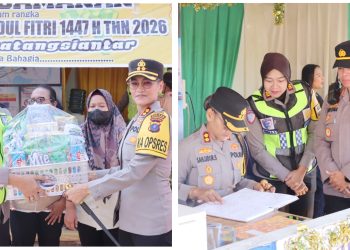 Kapolres Pematangsiantar AKBP Sah Udur T.M. Sitinjak SH. SIK. MH cek Pos Yan jalan Sutomo dan Pos Pam Parluasan