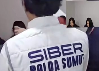 Direktorat Reserse Siber membongkar praktik judi online jaringan apartemen di The Royal Condominium di Jalan Palang Merah, Kesawan, Medan Baru, Kota Medan. (Foto Ist)