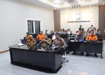 Polres Tanjungbalai Ikuti Rakor Lintas Sektoral Operasi Ketupat Toba