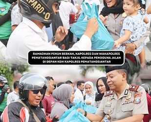 Kapolres Pematangsiantar AKBP Sah Udur T.M. Sitinjak S.H. S.I.K. M.H, Wakapolres KOMPOL Budinono Saputro SH. MH,