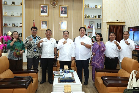 Wali Kota Pematangsiantar Wesly Silalahi SH MKn bertemu United Nations Children's Fund (UNICEF) dan Tanoto Foundation.