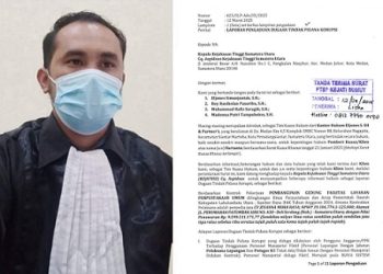 Eljones Simanjuntak SH dan laporan pengaduannya ke Kejati Sumut