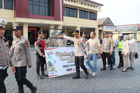 Polres Tanjungbalai Gelar Gerakan Infaq Ramadhan Wujud Kepedulian Personel