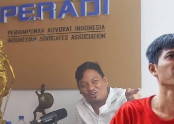 Fandi Ramadhan divonis 5 tahun- Dwi Ngai Sinaga Ketua DPC Peradi Medan. (Foto Ist)
