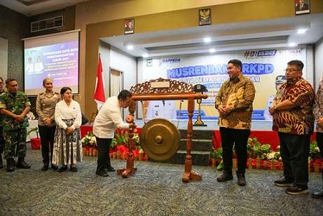 Wali Kota Pematangsiantar Wesly Silalahi SH MKn membuka Musrenbang Rencana Kerja Pemerintah Daerah (RKPD) Tahun 2027,