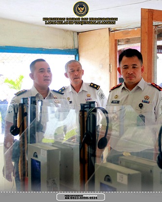Kabagtum Ditjen Pemasyarakatan Kanwil Sumut, Bejo Monitoring dan Evaluasi di Lapas TBA