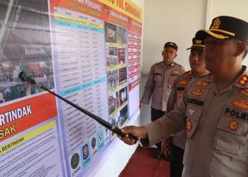 Kapolres Simalungun AKBP Marganda Aritonang Cek Langsung 6 Pos Ops Ketupat Toba 2026: 