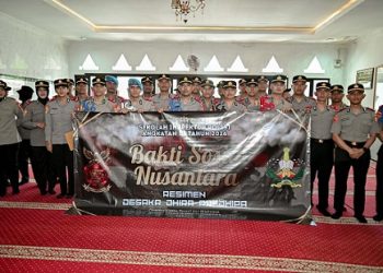 Siswa SIP Asal Polres Tanjungbalai Polda Sumut Beri Bantuan ke Pondok Pesantren Yatim Dhuafa Al Istiqomah