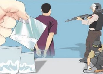 Ilustrasi Tangkap Sabu. (Foto Ist)