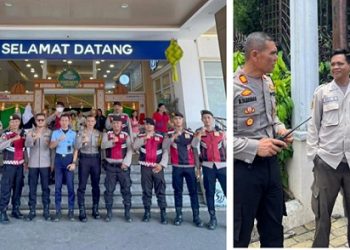Kasat Samapta AKP Mariduk Tambunan SH. MH bersama Tim Pengurai kemacetan saat patroli