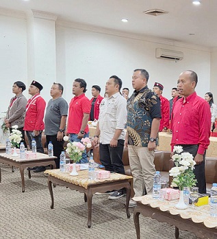 Kasat Intelkam Polres Pematangsiantar AKP Harry Isdyanto SH. MH Hadiri Dialog Publik dan Konfercab XII GMNI