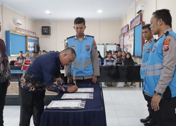 Polres Tanjungbalai Gelar Pakta Integritas dan Pengambilan Sumpah Casis Polri 2026