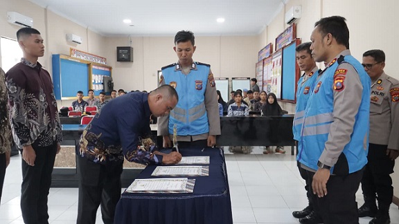 Polres Tanjungbalai Gelar Pakta Integritas dan Pengambilan Sumpah Casis Polri 2026