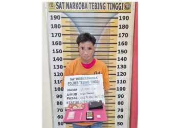 Pelaku FW alias A dan barang bukti