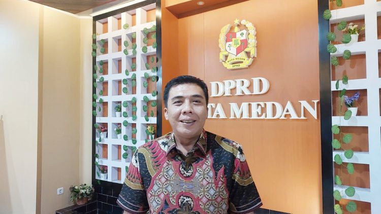 Anggota DPRD Kota Medan Johannes Haratua Hutagalung. (Foto Ist)