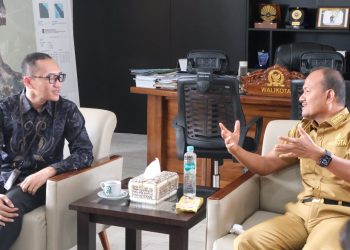 Wali Kota Tanjungbalai Mahyaruddin Salim Terima Audiensi Kepala KPP Pratama Kisaran