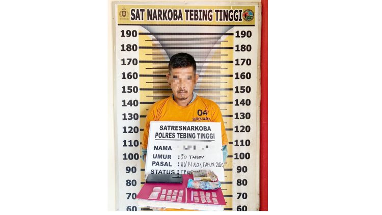 Pelaku JH dan barang bukti