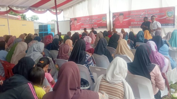 Delpin Barus ST M.I.Kom Gelar Sosialisasi Ranpenda Kepemudaan