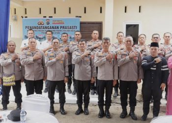 Kapolres Tanjungbalai, AKBP Welman Feri, S.I.K. M.I.K resmikan Rumah Dinas Polsek Teluk Nibung