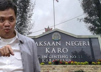 Ketua Komisi III DPR Habiburokhman- Kejaksaan Negeri Karo. (Foto Ist)
