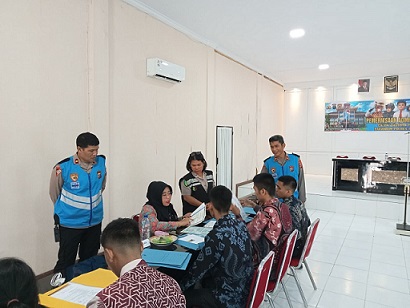 Polres Tanjungbalai Periksa Administrasi Calon Anggota Polri 2026
