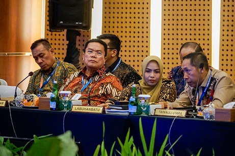 Wali Kota Pematangsiantar Wesly Silalahi SH MKn menghadiri RUPS Tahunan Buku 2025 PT Bank Sumut dipimpin Gubernur Sumut Muhammad Bobby Afif Nasution SE MM