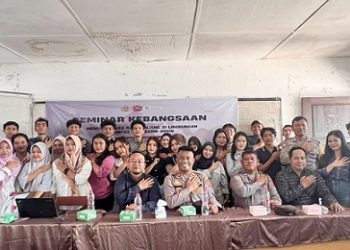 Kapolsek Siantar Selatan IPTU Priston Simbolon Hadiri Seminar Kebangsaan di Kampus Politehnik Gihon
