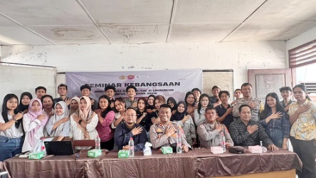 Kapolsek Siantar Selatan IPTU Priston Simbolon Hadiri Seminar Kebangsaan di Kampus Politehnik Gihon