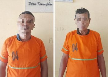 Pelaku dan penadah penggelapan dump truk yang ditangkap Polsek Perdagangan
