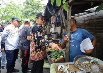 Wakil Wali Kota Tanjungbalai Muhammad Fadly Abdina Temui Pedagang