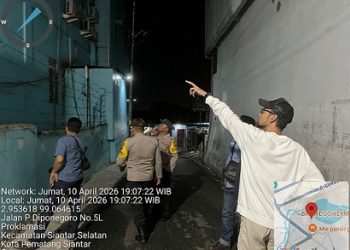 Polsek Siantar Selatan respon cepat melakukan pengecekan TKP laporan pencurian Outdoor AC Hotel City