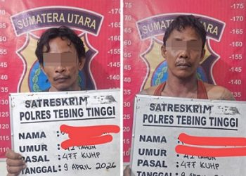 kedua pelaku PS alias Lindung ddan ES alias Edi