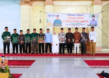 Wali Kota Pematangsiantar Wesly Silalahi SH MKn diwakili Staf Ahli Bidang Pembangunan Muhammad Hamdani Lubis SH menghadiri kegiatan Tabligh Akbar dan Silaturahmi Syawal PD Muhammadiyah Kota Pematangsiantar,