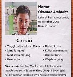 Polsek Gunung Malela Kembali Sebarkan Informasi Orang Hilang