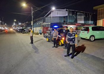 Pawas Kanit Binmas AIPTU Panogaran Manurung melaksanakan Kegiatan Rutin Yang Ditingkatkan (KRYD) di wilayah hukumnya