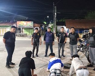 Timsus Dayok Mirah Polres Pematangsiantar Patroli Rutin Hingga Subuh