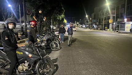 Timsus Dayok Mirah Polres Pematangsiantar Laksanakan Patroli Hingga Subuh dan Situasi Aman Terkendali
