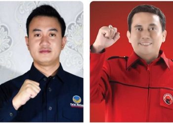 Wakil Ketua Komisi 4 DPRD Medan M Afri Rizky Lubis -Ketua Komisi Paul MA Simanjuntak. (Foto Ist)