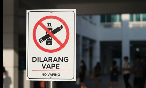 Larangan Vape. (Foto Ist)