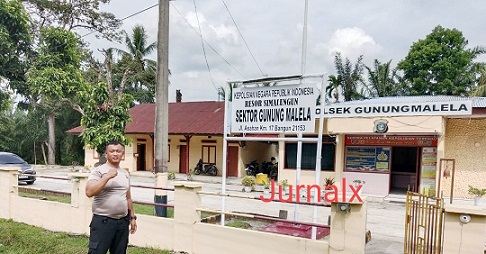 Kapolsek Gunung Malela, AKP Hengky B. Siahaan, S.H., M.H menunjukkan sudah mengganti nama dari Polsek Bangun menjadi Polsek Gunung Malela