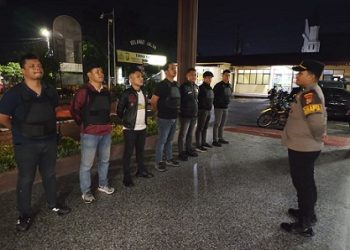 Timsus Dayok Mirah melaksanakan apel pembagian tugas di Mako Polres Pematangsiantar