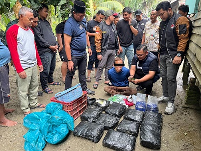 Polisi Bongkar Ringkus Sindikat Narkoba Internasional di Tanjungbalai