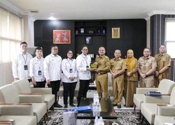 Wali Kota Tanjungbalai Mahyaruddin Salim Terima Audiensi PT Taspen Cabang Medan