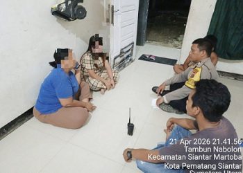 Polsek Siantar Martoba Cek TKP Laporan Dugaan KDRT 