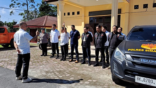 Tim Laser Unit Jatanras Sat Reskrim Polres Simalungun Unjuk Kemampuan dalam Pelatihan Sispam Mako Situasi Merah