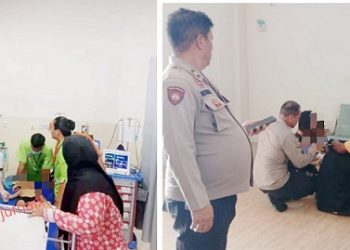 jenajah korban saat di RS Efarina Etaham